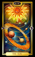 Picture of The Sun from Easy Tarot