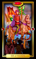 Picture of Six of Wands from Easy Tarot