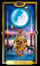 Picture of The Moon from Easy Tarot kit