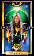 Image of The Magician from Easy Tarot