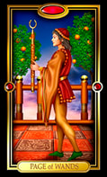 Picture of Page of Wands from Easy Tarot