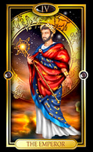 Picture of The Emperor from Easy Tarot