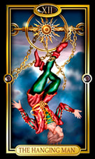 Picture of The Hanging Man from Easy Tarot