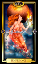 Picture of Temperance from Easy Tarot