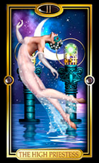 Image for The High Priestess from Easy Tarot